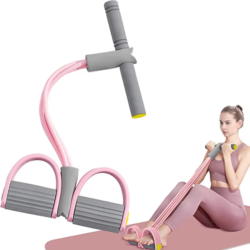 Yoga Pedal Puller Fitness Equipment - 4튜브 저항 밴드 요가 페달 풀러