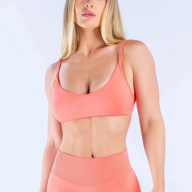 Yoga Fitness Up - HISTELLO 임팩트 스쿠프 넥 브라 여성용