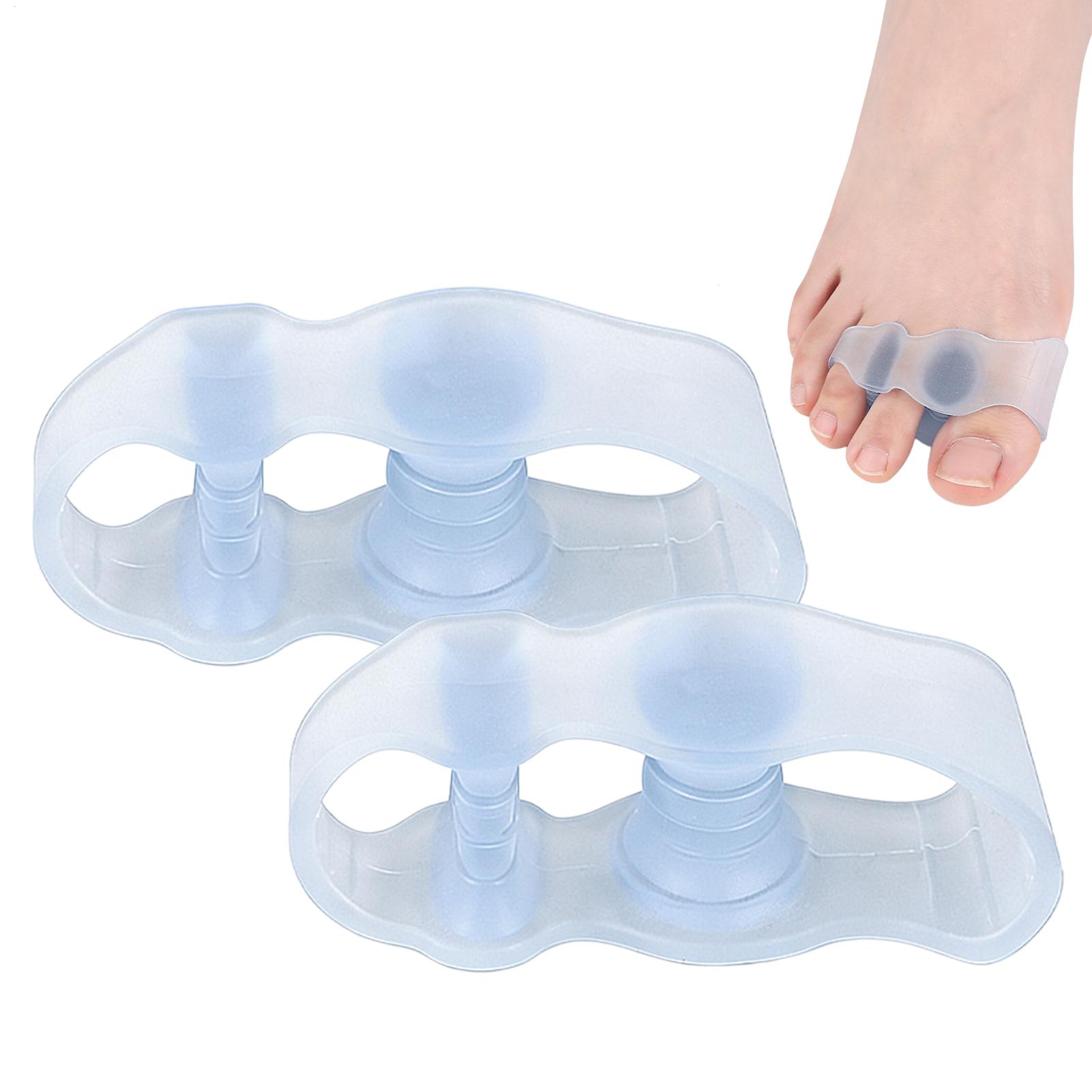 Yoga Toe Separator - 1쌍의 엄지발가락 분리기, 발가락 교정기, 엄지발가락