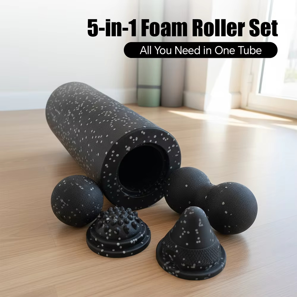 Shoulder Massage Ball - 5-in-1 근막 롤러 세트 근육 회복