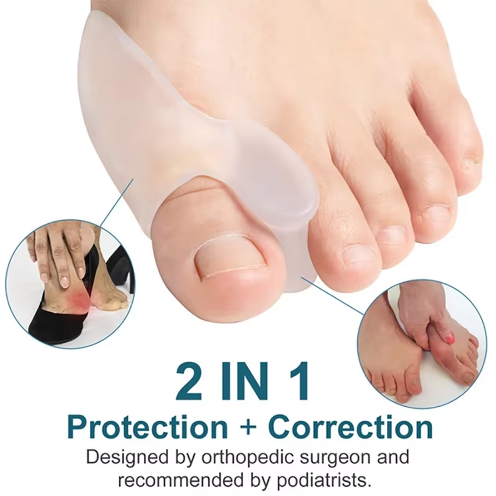 1쌍 보호용 발가락 분리기, 무지외반증 요가 젤 실리콘 - Yoga Toe Separator 리뷰 및 가격
