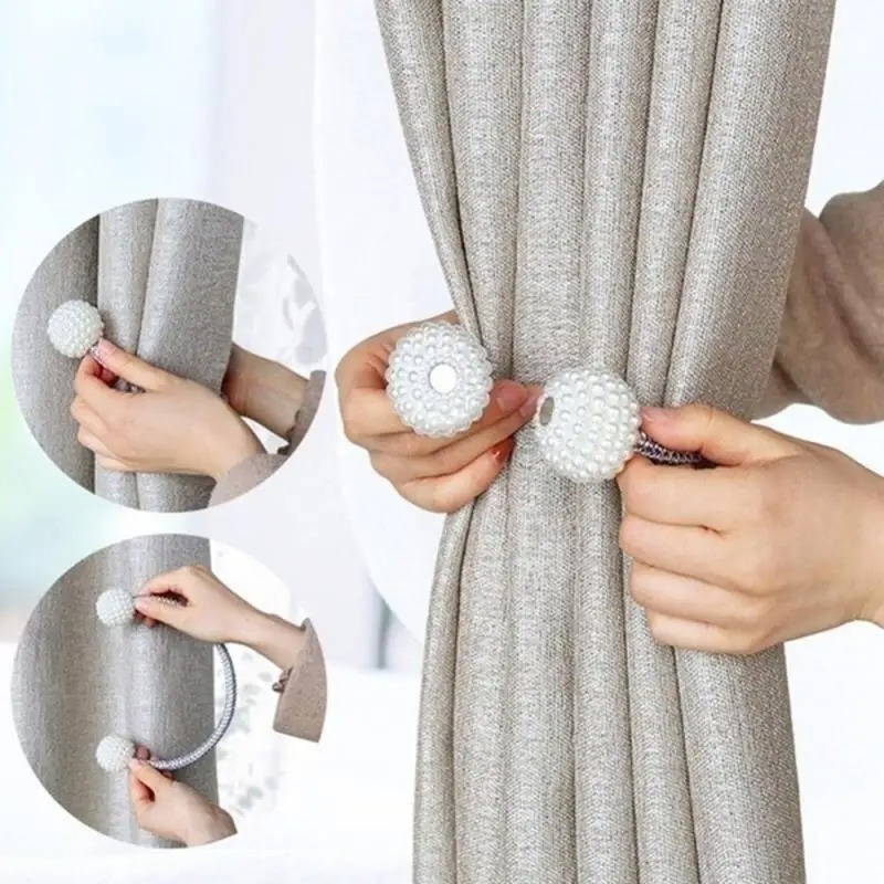 1/2개 진주 자석 커튼 클립 커튼 홀더 타이백 버클  - Shoulder Massage Ball 리뷰 및 가격