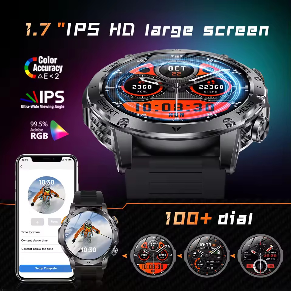 2026 새로운 남성용 GPS 야외 스포츠 스마트 시계 - Wrist Wraps Fitness 리뷰 및 가격