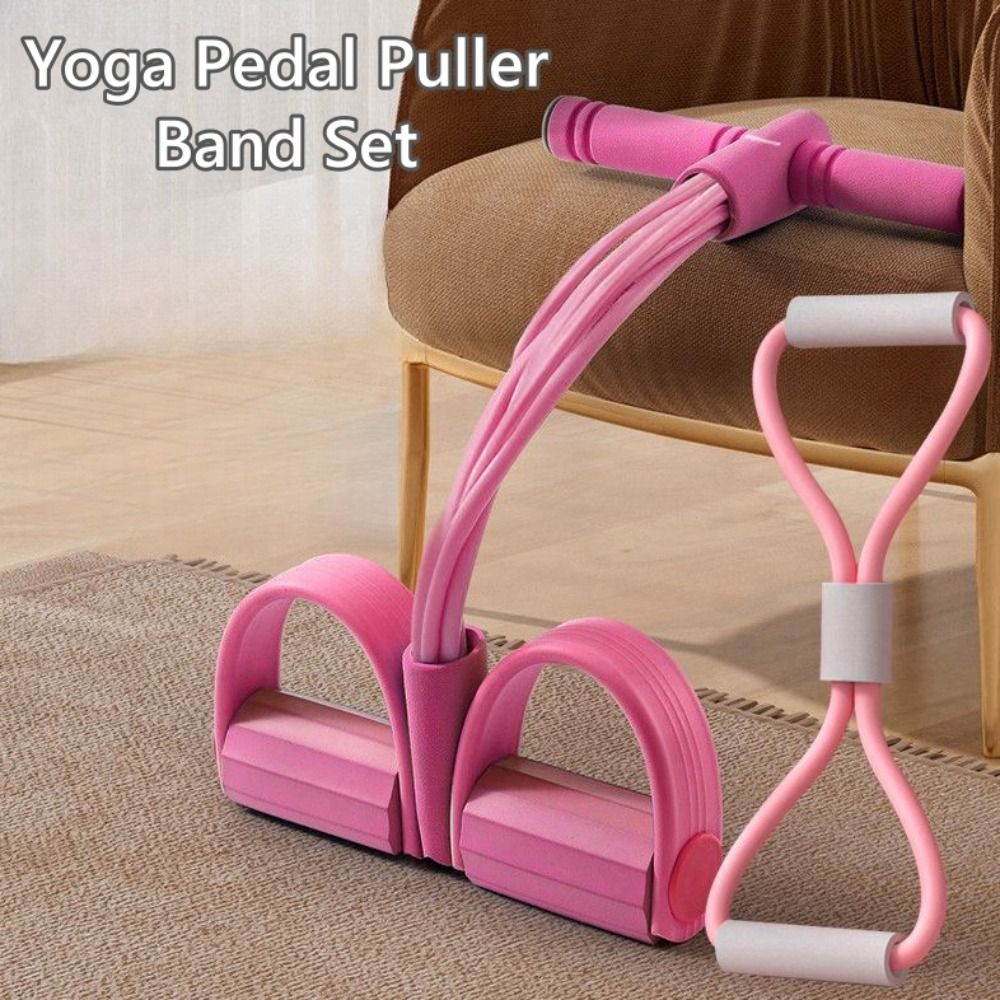 6개 튜브 저항 밴드 세트, 폼 TPE 요가 페달 풀러 - Yoga Pedal Puller Fitness Equipment 리뷰 및 가격
