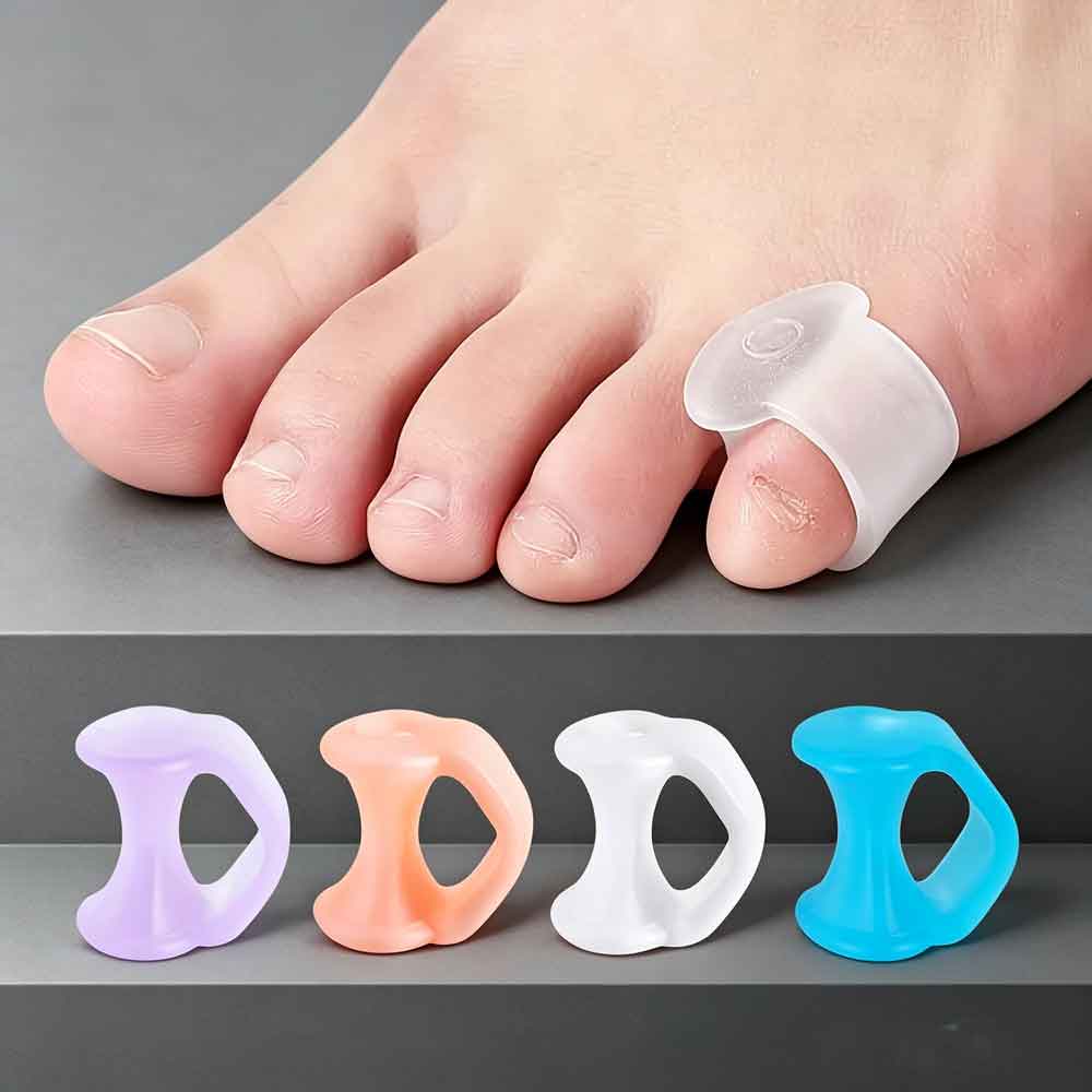 2개입 실리콘 발가락 외반증 교정기 페디큐어 정형외과용 - Yoga Toe Separator 리뷰 및 가격