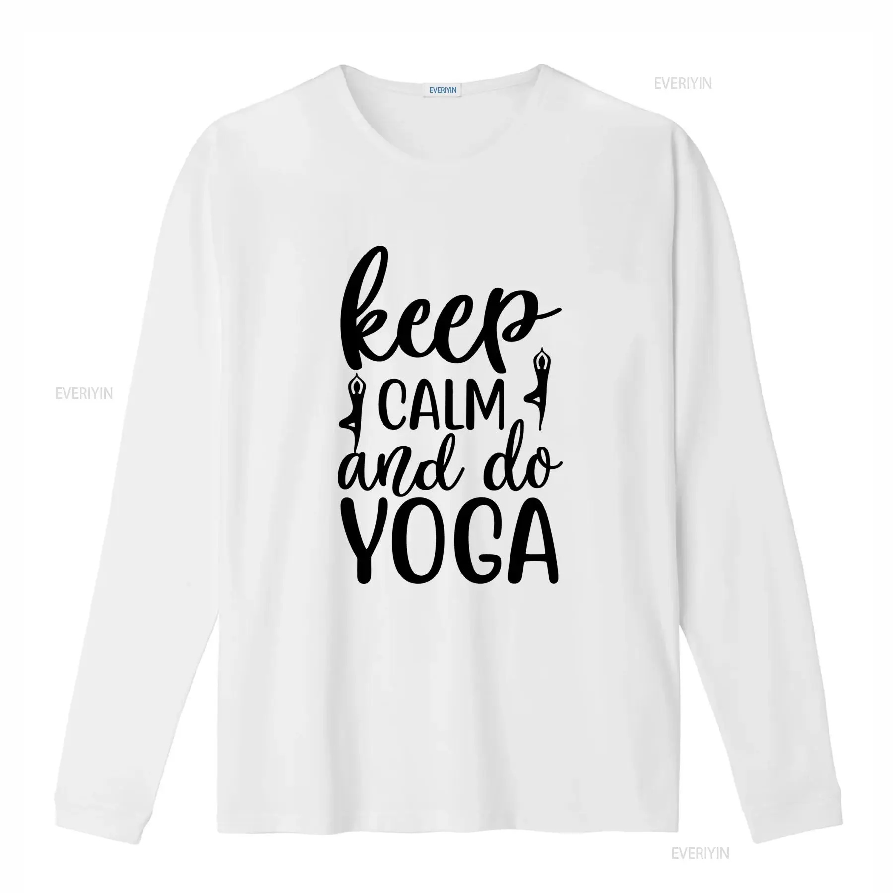 침착함을 유지하고 요가를 하세요 티셔츠 재미있는 선(禪 - Yoga Fitness Quotes 리뷰 및 가격