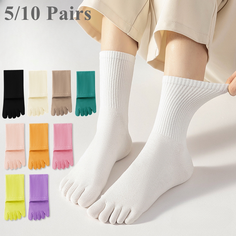 5 또는 10 쌍 별도의 손가락이있는 여성 스포츠 발가 - Yoga Toe Separator 리뷰 및 가격
