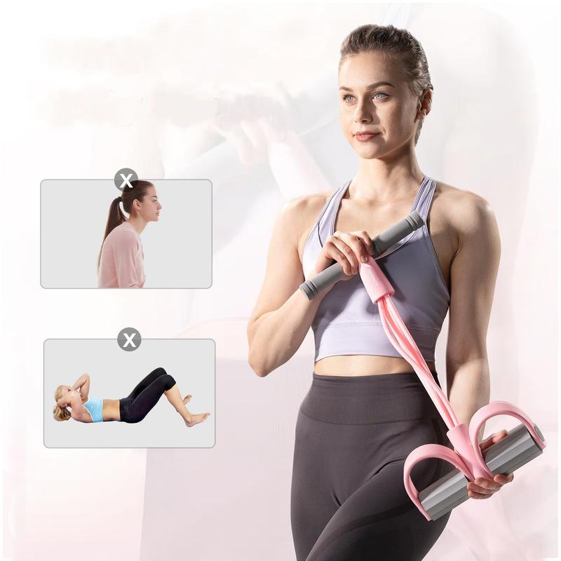 4/6/8 튜브 저항 밴드 요가 페달 풀러 저항 밴드  - Yoga Pedal Puller Fitness Equipment 리뷰 및 가격
