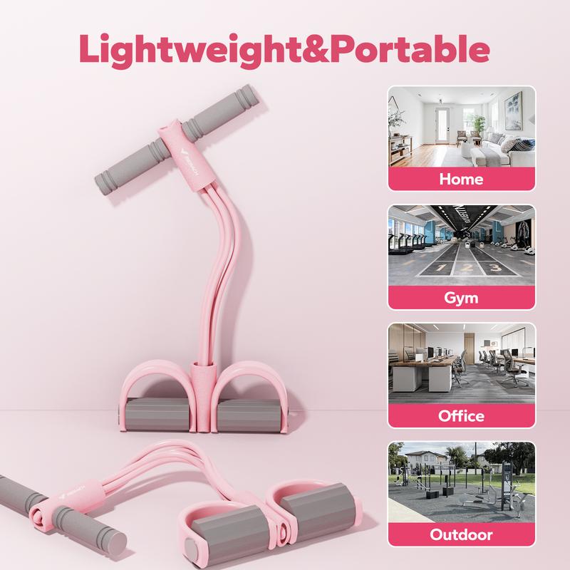 4/6/8 튜브 저항 밴드 요가 페달 풀러 저항 밴드  - Yoga Pedal Puller Fitness Equipment 리뷰 및 가격