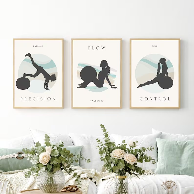 미니멀리스트 필라테스 요가 피트니스 소녀, 운동 인용문 - Yoga Fitness Quotes 리뷰 및 가격