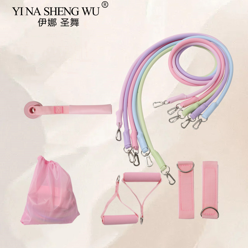 발목 스트랩 저항 밴드 세트 피트니스 운동 운동 장비  - Yoga Pedal Puller Fitness Equipment 리뷰 및 가격