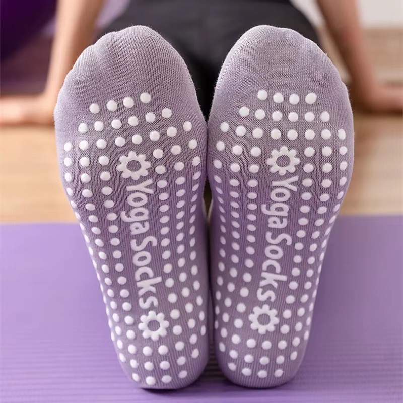 통기성 수건 바닥 요가 양말 여성 실리콘 미끄럼 방지  - Yoga Fitness Workout 리뷰 및 가격