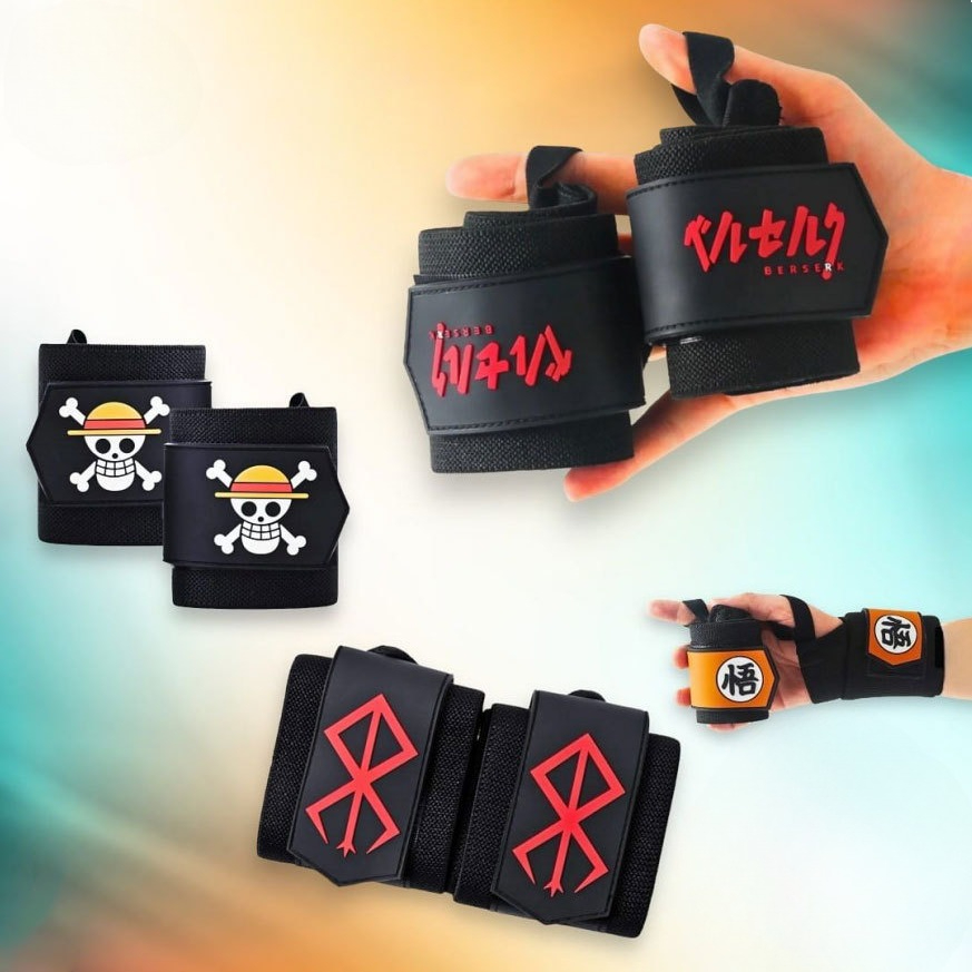 원피스 나루토 베르세르크 드래곤볼 데몬 슬레이어 헬스  - Wrist Wraps Fitness 리뷰 및 가격