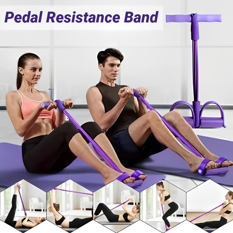 O 4튜브 페달 텐스클너 다기능 가정용 피트니스 기구  - Yoga Pedal Puller Fitness Equipment 리뷰 및 가격