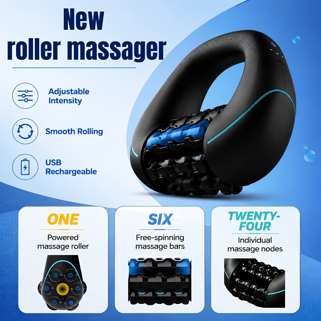 핸드헬드 전기 롤러 임팩트 마사지기 충전식 휴대용 마사 - Shoulder Massage Ball 리뷰 및 가격