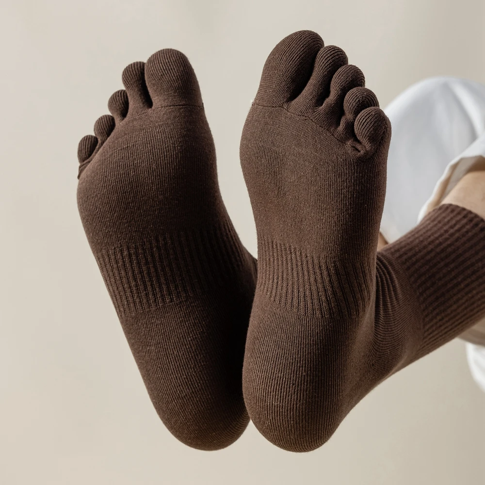 별도의 손가락으로 6 쌍 남성 양말 코튼 발가락 양말  - Yoga Toe Separator 리뷰 및 가격