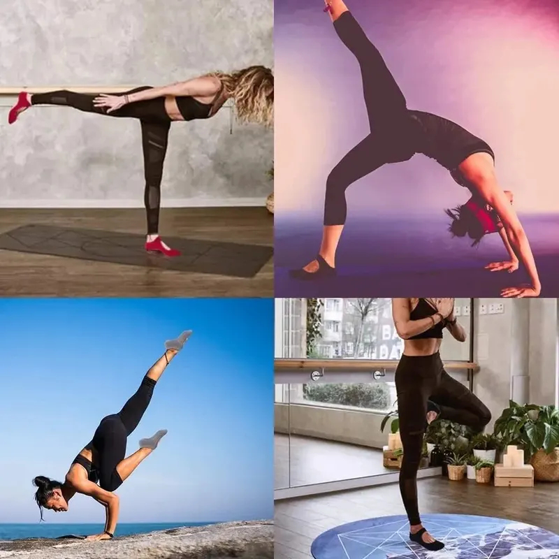백리스 논슬립 피트니스 요가 양말 코튼 여성 스포츠 필 - Yoga Fitness Workout 리뷰 및 가격