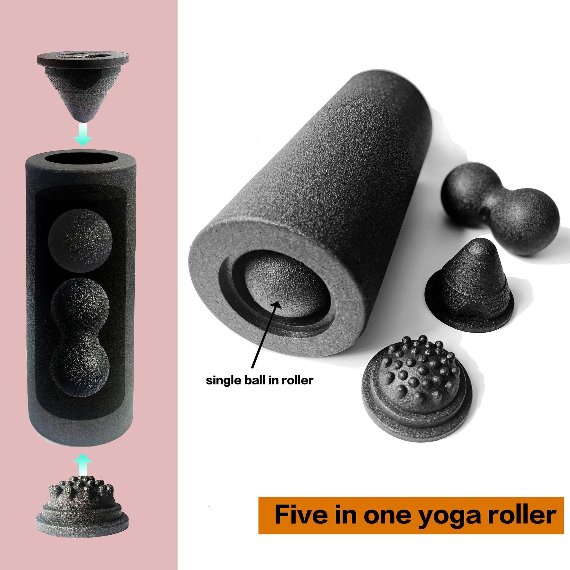 5-in-1 근막 롤러 세트 근육 회복 세트 - 등,  - Shoulder Massage Ball 리뷰 및 가격