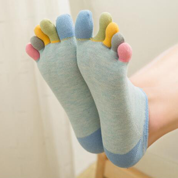 1/5쌍 여성용 스포츠 발가락 양말, 손가락이 분리된  - Yoga Toe Separator 리뷰 및 가격