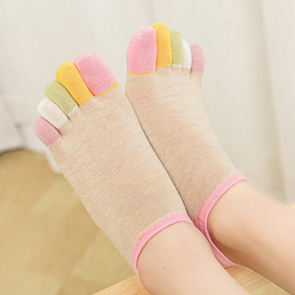 1/5쌍 여성용 스포츠 발가락 양말, 손가락이 분리된  - Yoga Toe Separator 리뷰 및 가격