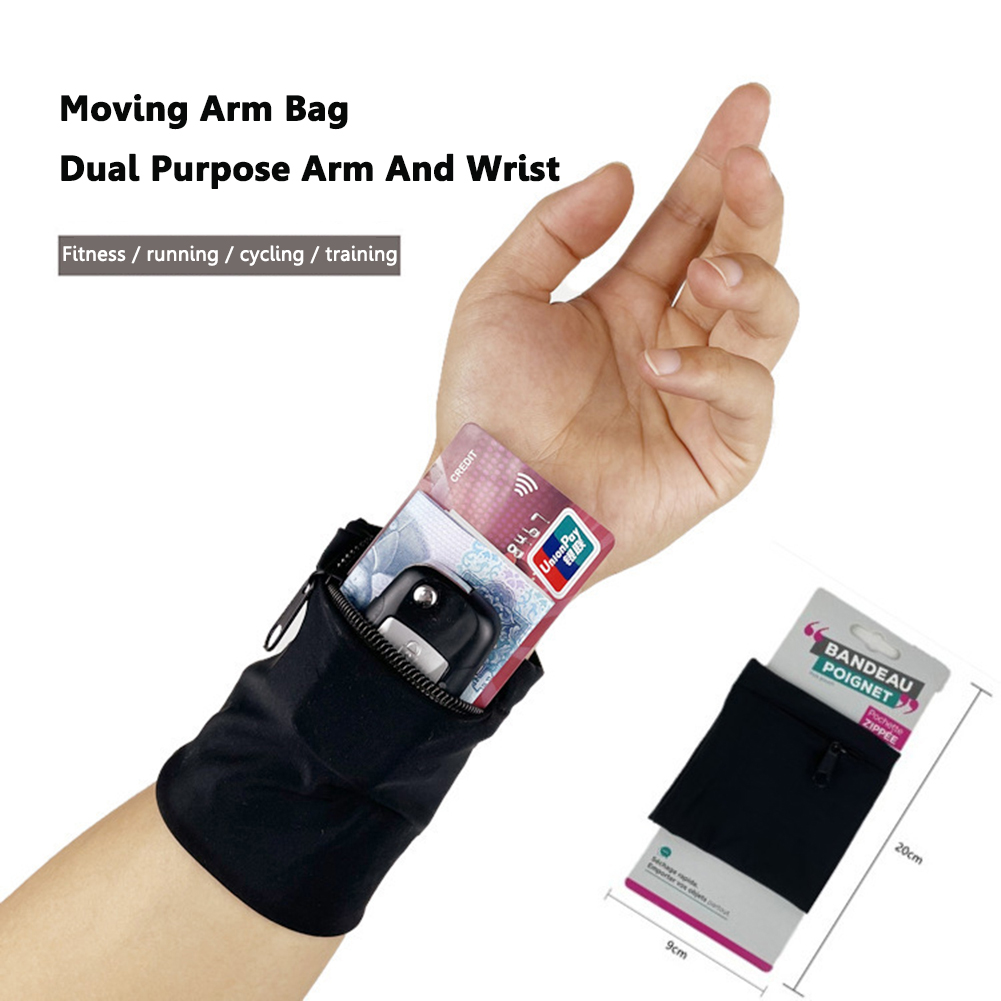 지퍼 러닝 암 가방 사이클링 포켓 휘트니스 체육관 안전 - Wrist Wraps Fitness 리뷰 및 가격